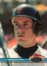 1991 Topps Stadium Club Greg Litton San Francisco Giants #45