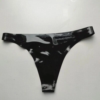 Red Latex Womens Thong Briefs Underwear clubwear Fetish Handmade BDSM - Image 1 of 4