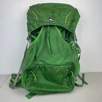 Рюкзак REI Flash 45 зеленый для походов кемпинга с подкладкой для улицы 45 литров - Изображение 1 из 4