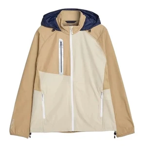 Chaqueta cortavientos con capucha y cremallera repelente al agua RLX Ralph Lauren para hombre talla M nueva con etiquetas $228 - Imagen 1 de 8