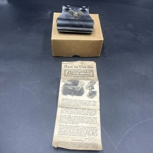 Vintage 1920s Berghman Skate Sharpener With Original Box Ice Skating Tool - Picture 1 of 6
