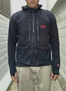 North Face Summit Series Polartec Fleece Jacket Black Large Men’s Gently Used - Picture 1 of 16