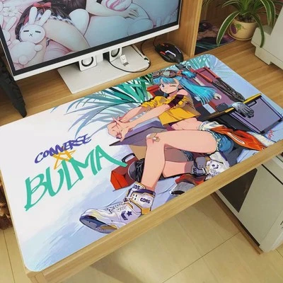 Большой коврик для мыши коврик Bulma аниме большая клавиатура стол коврик игровой коврик - Изображение 1 из 2