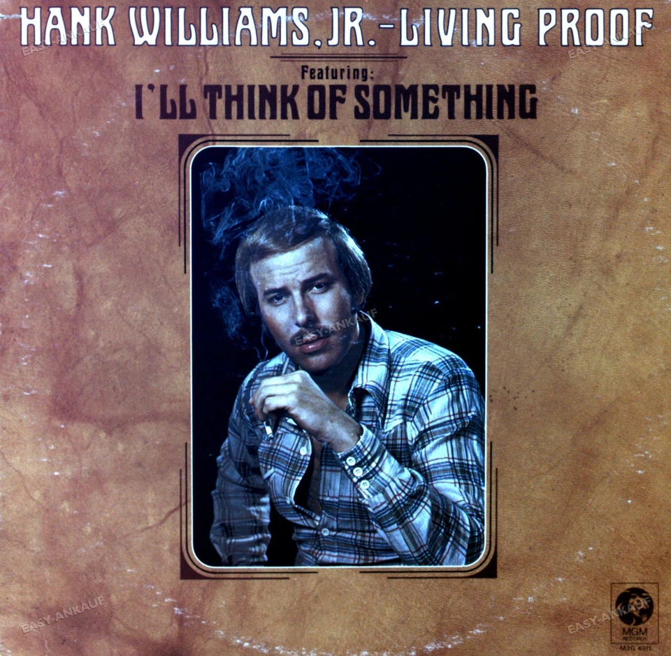 Hank Williams Jr. - Living Proof LP (VG/VG) .* - Image 1 of 1