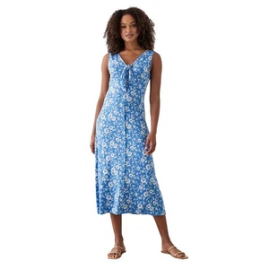 Dorothy Perkins Damen/Ladies Floral Button Through Midikleid DP2112 - Bild 1 von 3