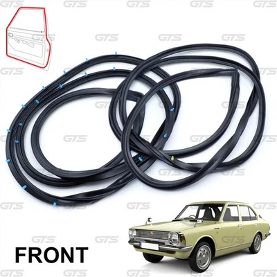 Juego de impermeabilización de sello de goma para puerta delantera para Toyota Corolla KE20 TE21 1971 - 1974 Foto 1 de 4