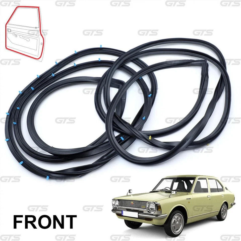 Комплект резиновых уплотнений для передней двери уплотнительная полоска для Toyota Corolla KE20 TE21 1971 - 1974 - Изображение 1 из 4