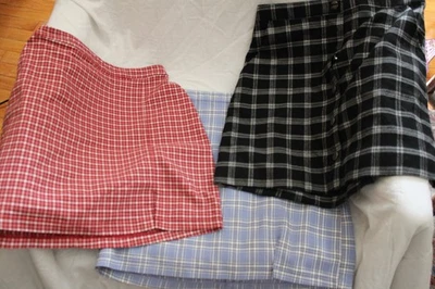3 Hollister Ultra High Rise Mini Skirt Size Small plaid checkered 90s style - Image 1 of 4