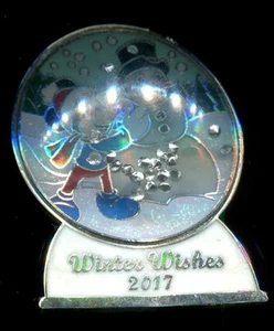Winter Wishes 2017 Snow Globe Mickey Mouse LE Disney Pin 125926 - Picture 1 of 1