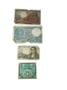 Frankreich 2,5,10,20 Francs Umlaufbanknoten - Bild 1 von 9