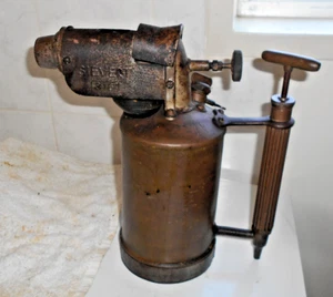 VINTAGE 1940s MAX SIEVERT NO 316 LARGE BLOW TORCH MADE IN SWEDEN STOCKHOLM - Picture 1 of 8