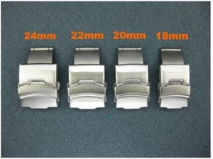 Faltschließe Faltschließe 20 mm 18 mm Metallstrebe B - Bild 1 von 6