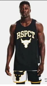 Under Armour Project Rock RESPECT Reversible Pinnie Tank SOLD OUT X-Large - Picture 1 of 2