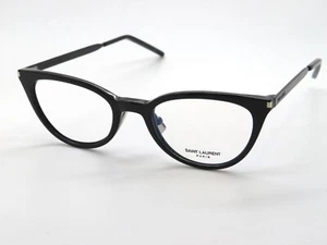 SAINT LAURENT SL264 001 Black Cat-Eye Authentic 49mm Eyeglasses - Picture 1 of 6