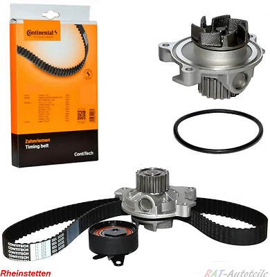 CONTI Zahnriemen+1xSpannrole+WP VW LT 28-35 II LT 28-46 II TRANSPORTER T4 2.5 D  - Bild 1 von 4
