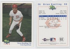 1992 Classic Best Cedar Rapids Reds Brian Koelling #26 Rookie RC