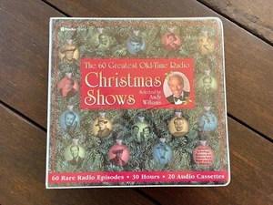 The 60 Greatest Old-Time Radio Christmas Shows 20 Cassettes  30 Hrs 60 Episodes - Imagen 1 de 7