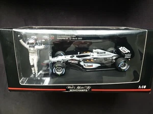 McLAREN MP4-17D Kimi Raikkonen 1st win Malaysian GP 2003 1/18 MINICHAMPS - Imagen 1 de 8