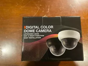 EyeMax DO 602M Superdome Digital Color Camera 620TVL, Black, Day and Night - Picture 1 of 7