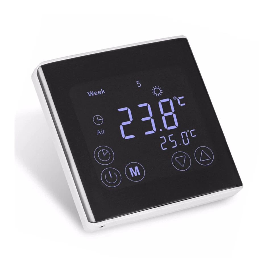 Floureon C17 Digital Touch Heizungsthermostat - Weiss