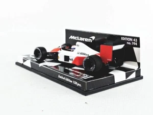 MINICHAMPS 537884199 MCLAREN HONDA MP4/4B PIRRO 1988 1/43 - Picture 1 of 3