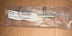 Satin Nickel T-Bar Drawer Pull 3" - Picture 1 of 5