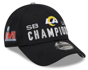 2022 Los Angeles Rams NFL Super Bowl LVI Champions New Era 9Forty Adjustable Cap - Picture 1 of 4