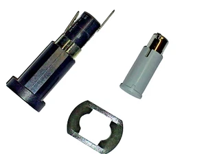 Portafusibles de montaje en panel de bajo perfil Littelfuse #345711 3AG con clip de resorte como nuevo - Imagen 1 de 7