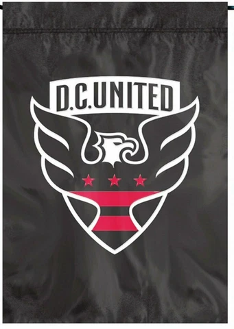 DC United Premium Garden Flag Applique & Embroidered Banner Soccer Football Club Cover