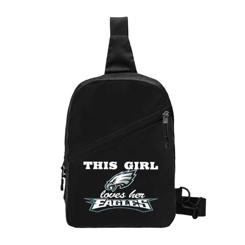 This Girl Loves Her Philadelphia Eagles Chest Package Folding Cross-body Bags Cover