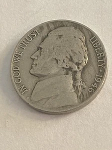 1946 D Jefferson Nickel As Found - Picture 1 of 2