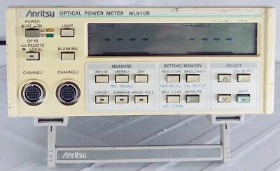Anritsu Optical Power Meter ML910B Test Equipment ANRML910B 37323 - Image 1 of 4