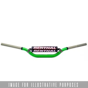 Fits Suzuki RM 125 1988 - 1991 Renthal Handlebar Green 997-01-GN - Picture 1 of 1