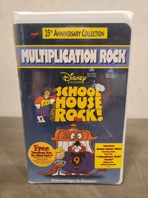 Vintage Disney School House Rock! Multiplication Rock 1998 VHS - New & Sealed - Image 1 of 4