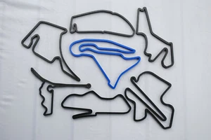 Retro F1 3D Printed Circuit Track Wall Art - Scuderia GP - Picture 1 of 13