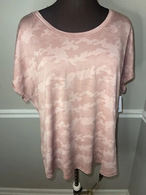 Camisa de treino atlética feminina Xersion Sierra Rose jacuard XL Quick Dri - Imagem 1 de 4