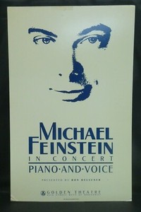 Michael Feinstein In Concert Theater Broadway Window Card Poster 14" x 22"