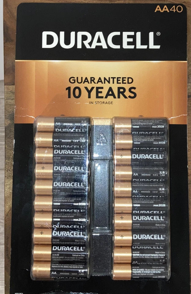 Duracell AA Batteries coppertop 40-count — 第 1/2 张图片