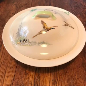 Vintage Royal DOULTON COPPICE Pheasant Design Lidded Tureen Dish 40s/50s - Picture 1 of 7