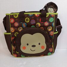 Baby Boom Monkey Travel Tote Nappy Bottle Diaper Bag Pacifier Case No Change Pad