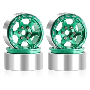 4pcs 1/10 Crawler CNC Metal 1.9”Wheels Hub Rims for TRX4 SCX10 YK4102 D90 RC Car - Picture 1 of 18