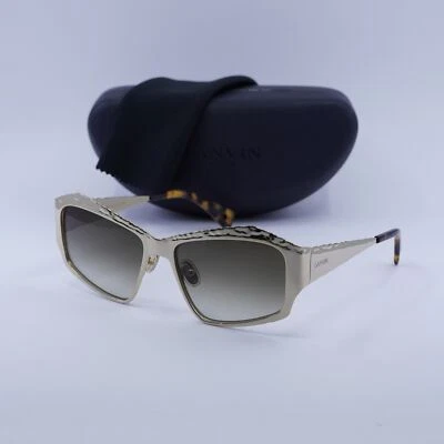 Nuevas gafas de sol Lanvin LNV109S 734 doradas/caqui degradadas 58-17-140 Foto 1 de 4