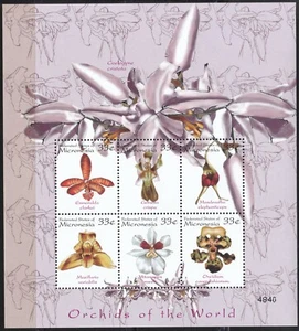 Micronesia 2000 Orchids of the world (III) Sc-336 Mini-Sheet MNH OG - US Seller - Picture 1 of 1