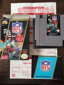 NFL National Football League Nintendo NES CIB Complete In Box!!!