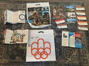1976 Montreal Summer Olympics Collection Lot Tickets Programs Inserts, Two Bags - Picture 1 of 22
