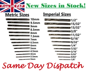 HSS Spiral Flute Hand Reamers M2 Straight Shank Metric Imperial Royal Mail 48 - Picture 1 of 28