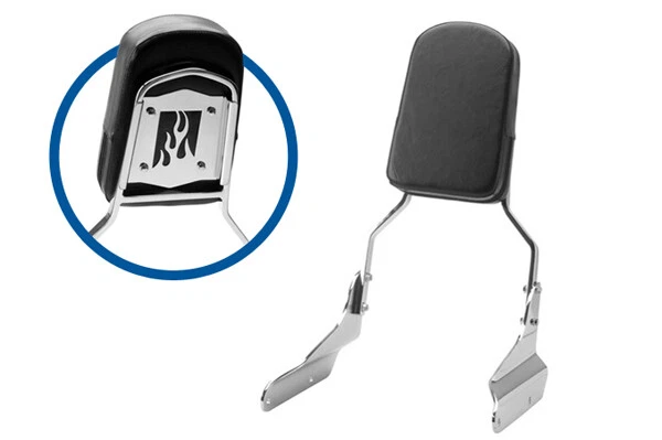 Almohadilla de asiento de pasajero con respaldo de barra Sissy para Honda Magna 750/VF750 1994-1996 Foto 1 de 1