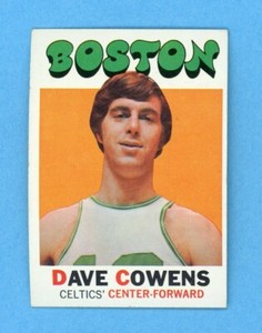 1971-72 Topps #47 Dave Cowens Boston Celtics Rookie Basketball Card Vg/Ex lwbr