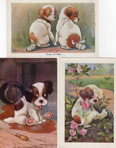 3 Hunde Comic A E Kennedy Teile gebraucht Ref U515 - Bild 1 von 2