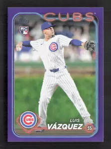 Aggiornamento Topps 2024 Luis Vazquez #US245 RC Meijer esclusivo viola parallelo - Foto 1 di 2